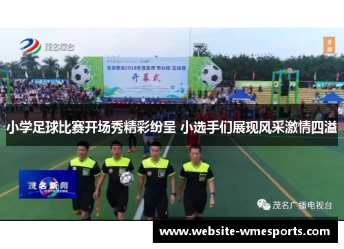 小学足球比赛开场秀精彩纷呈 小选手们展现风采激情四溢
